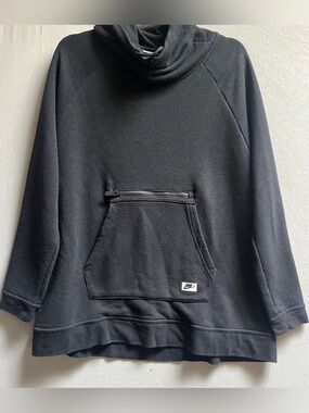 Nike Men’s Black Funnel Neck Pullover Sweater Size L